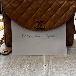 Chanel Vintage Classic Quilted Shoulder Flap Lambskin